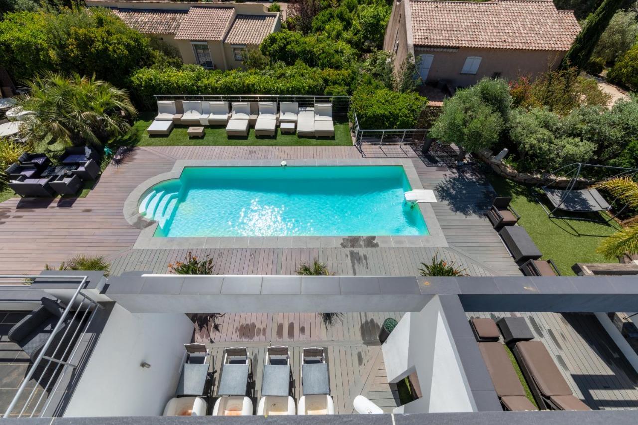 Villa Louancelie B&B キャバレール・シュル・メール エクステリア 写真