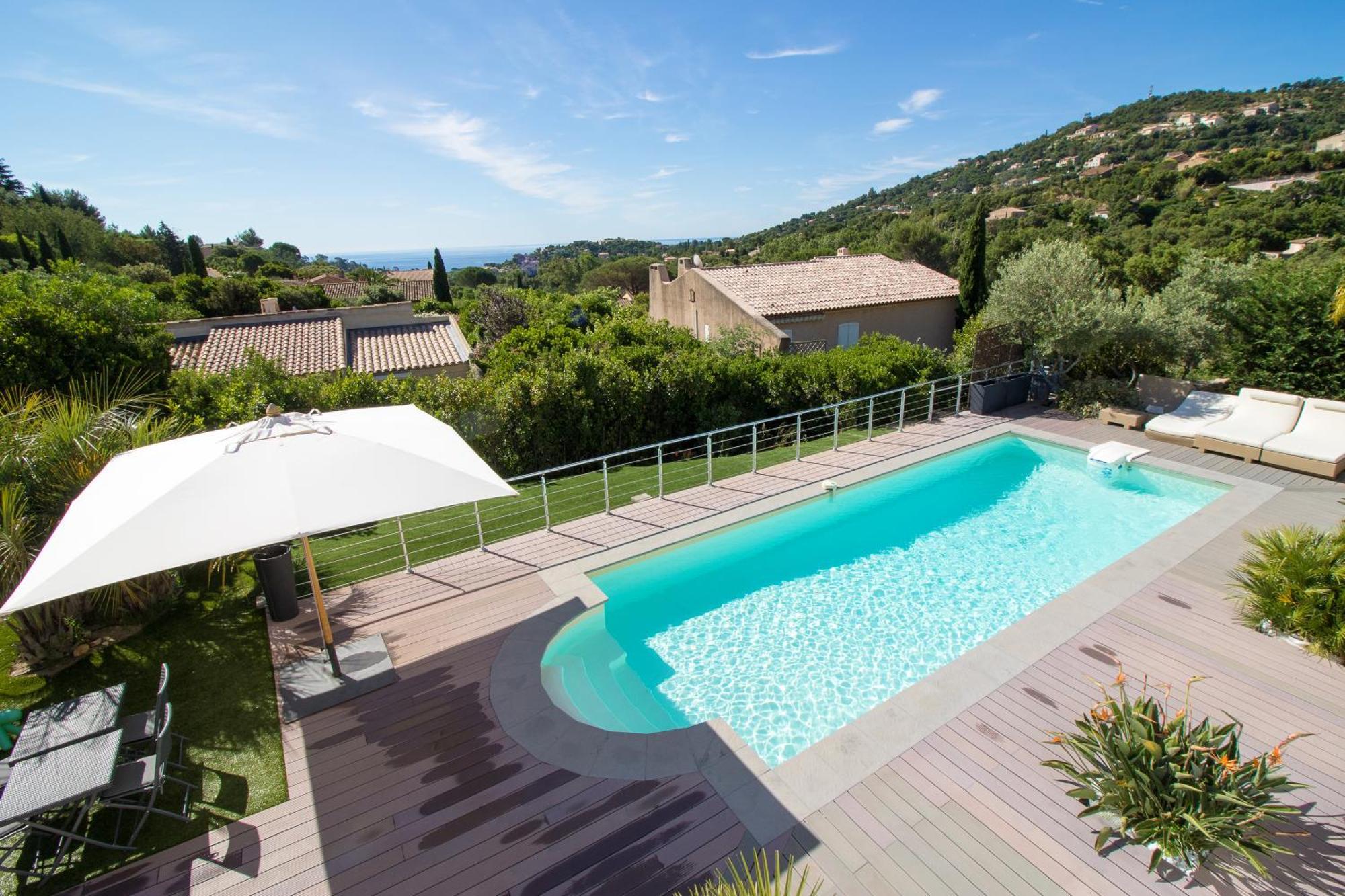 Villa Louancelie B&B キャバレール・シュル・メール エクステリア 写真